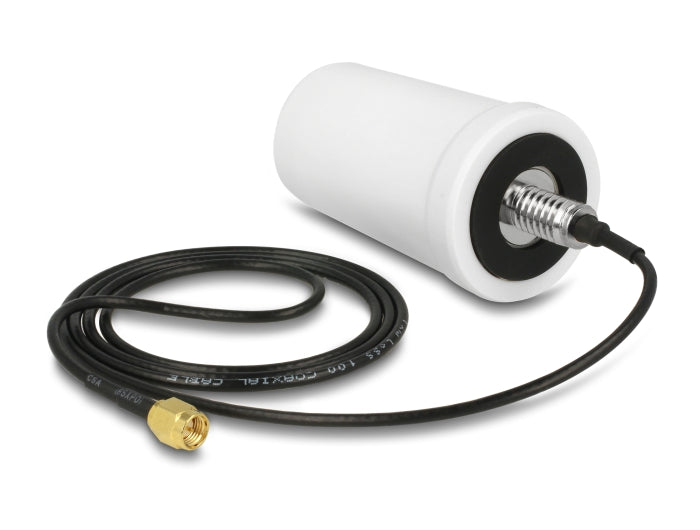 Delock LTE Antenne SMA Stecker 1,7 - 2,0 dBi ULA100 1 m omnidirektional starr outdoor weiß