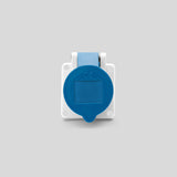 BEGA Installationseinsätze bl Kst Steckd 70191 L60mm B70mm H85mm