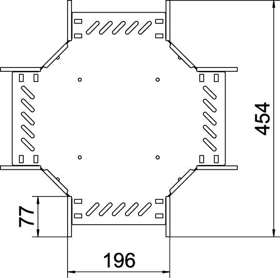 BETTERMANN Kreuzstück Kabelrinne ST RK 120 FS 110x200mm int.Verb