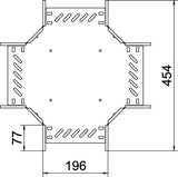 BETTERMANN Kreuzstück Kabelrinne ST RK 120 FT 110x200mm int.Verb