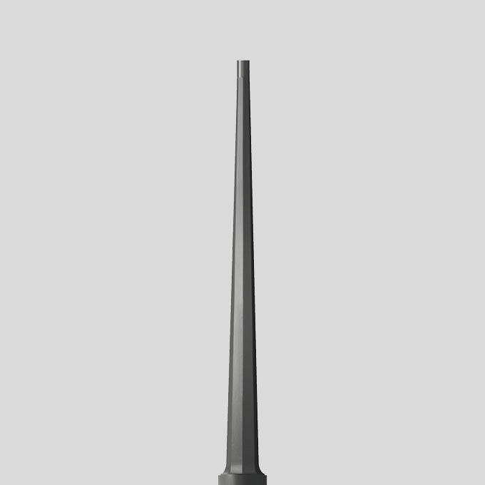 BEGA Lichtmast 3m zylindr 76mm Alu lack 70541 Mit Grundplatte