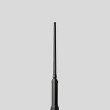 BEGA Lichtmast 2m zylindr abgesetzt Alu 70549 60mm lack Mit Grundplatte