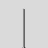 BEGA Lichtmast 3m zylindr 60mm Alu lack 70723 Mit Grundplatte