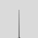 BEGA Lichtmast 3,5m 60mm Alu lack 70786 Mit Grundplatte