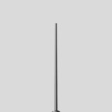 BEGA Lichtmast 4m zylindr 76mm Alu lack 70791 Mit Grundplatte