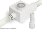 Siphon LAC-562, Eintritt oben m. O-Ring für Rohr 20mm, Austritt ID 16-20mm