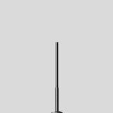 BEGA Lichtmast 4m zylindr abgesetzt Alu 70900 76mm lack Mit Grundplatte