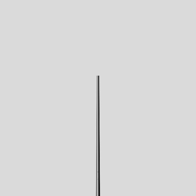 BEGA Lichtmast 3m 60mm alu lack 70911