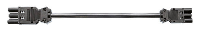 BACHMANN Verbindungskabel 3p H05VV-F sw 375.127 1,5qmm L1500mm