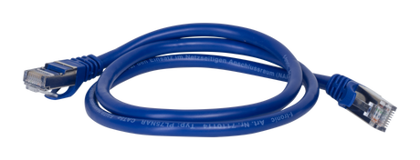 F-TRONIC Patchkabel Cat5E 0,75m bl RJ45 PL75 1:1