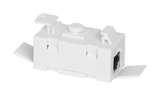 F-TRONIC Modular-Kupplung 5E 2x RJ45 ger PPV5 Buchse/Buchse einrasten
