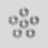 BEGA Radialraster sw sym direkt mt Kst 71109