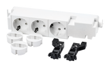 F-TRONIC Steckdosenleiste 3f ws IP20 STECKD3K einstellb