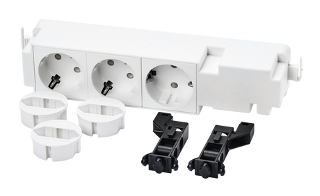 F-TRONIC Steckdosenleiste 3f ws IP20 STECKD3K einstellb