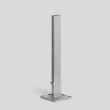 BEGA Erdeinbausockel zink ST L80mm B40mm 71191 H735mm