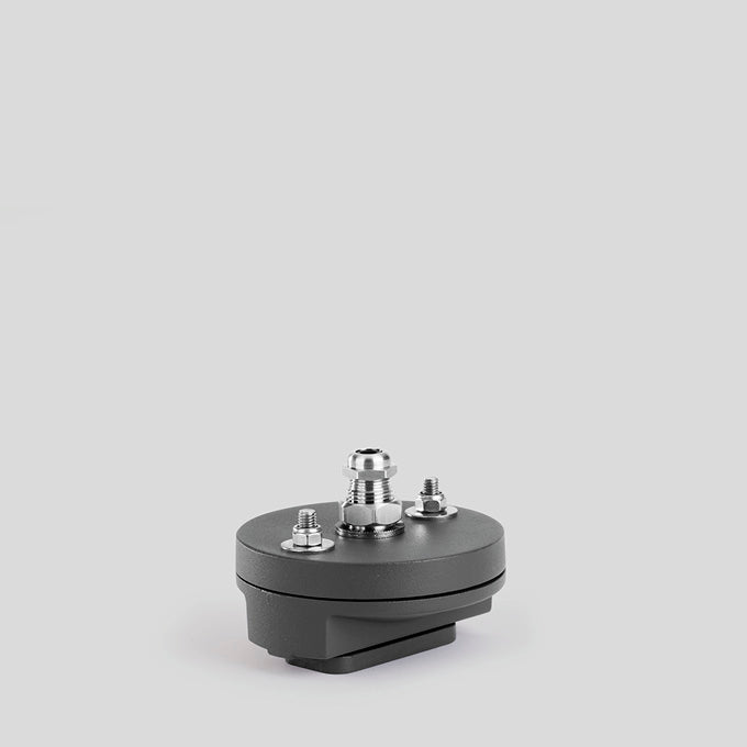 BEGA Adapter graphit Alu 120mm H45mm 71216