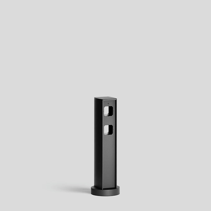 BEGA Steckdosensäule Metall graphit 4dos 71230 500x155x135mm IP44
