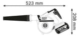 BOSCH-EW Laubbläser 18V 1,1kg/o.Akku Professional GBL 18V-120