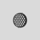 BEGA Leuchtenraster sw mt Kst 43x43x6mm 71376
