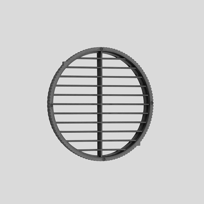 BEGA Leuchtenraster sw mt Kst 58x58x6mm 71377