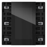 GIRA Tastsensor KNX UP sw mt 6f 3pkt LED 5015050 inkl.Ankoppl m.Display