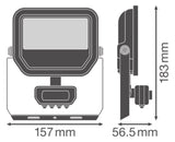LEDVANCE LED-Anbaustrahler 17W Konv 1LED FL 20 SN P 17W 2K4LM 830 PS SY100 W ws