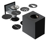 NORDLUX LED-Wandanbauleuchte 12W 3000K Canto Kubi 2 49711001 A+ 500lm ws Konv