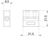 BETTERMANN Klemmleiste 4qmm 41A 1p 8,5mm TK 04 Keramik gr Schraub