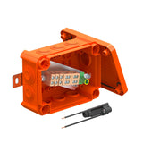 BETTERMANN Abzweigdose Klemme IP66 6qmm T100ED 06AF 136x102x57mm rechteck Kst