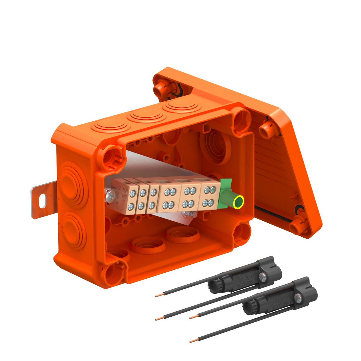 BETTERMANN Abzweigdose Klemme IP66 6qmm T100ED 06A2F 136x102x57mm rechteck Kst
