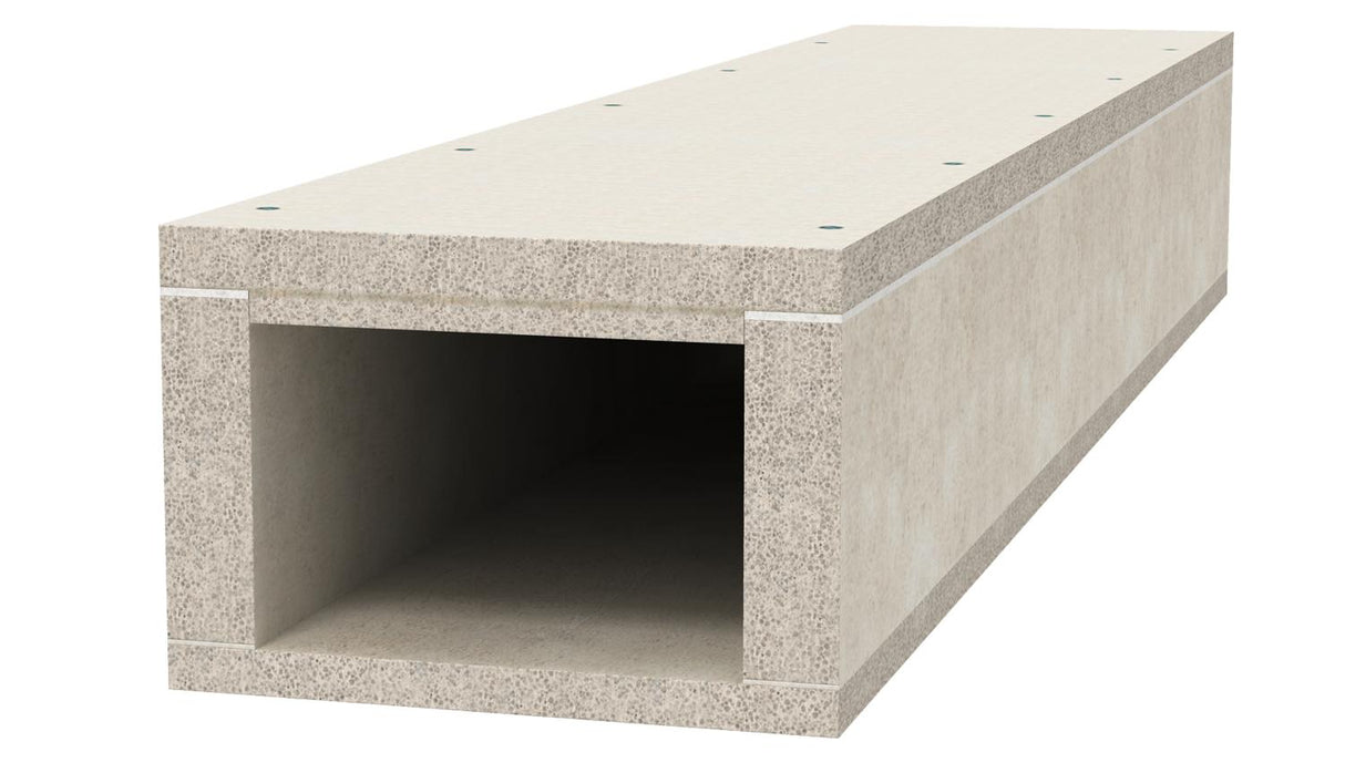 BETTERMANN Brandschutzkanal I90 E30 BSK 091016 220x150mm L1000mm schraub