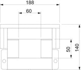 BETTERMANN Brandschutzkanal I90 E30 lose BSKH09-K0506 unbeh 188x140mm L1000mm