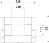 BETTERMANN Brandschutzkanal I90 E30 lose BSKH09-K1021 unbeh 338x195mm L1000mm