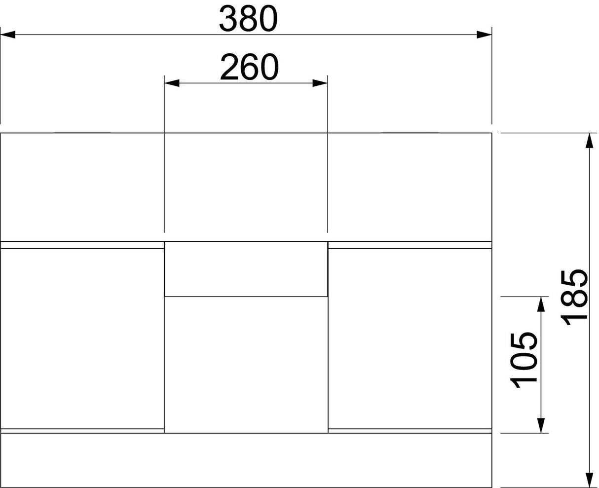BETTERMANN Brandschutzkanal I120 E90 BSK 121026 380x185mm L1000mm schraub
