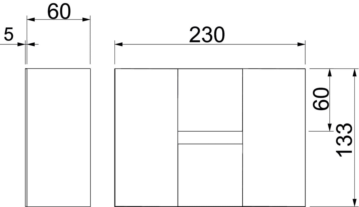 BETTERMANN Endstück BS-K li/re I120 E90 BSKD12-E0511 unbeh gr 230x130mm