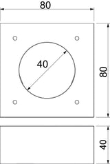 BETTERMANN Zubehör BS-K KAD-8040 Aufdoppelungsstück