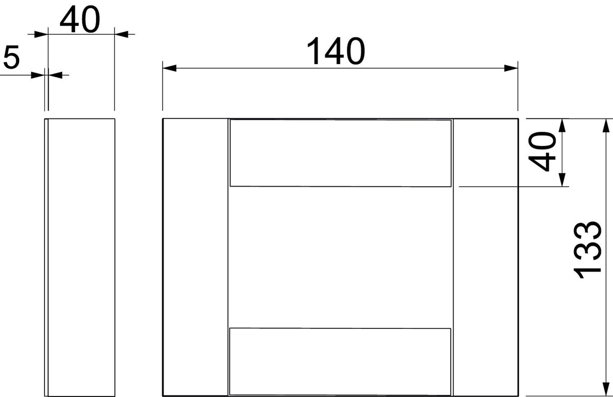 BETTERMANN Endstück BS-K li/re I90 E30 BSKH09-E0506 unbeh gr 140x133mm
