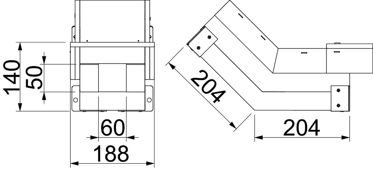 BETTERMANN Zubehör BS-K Vertikalbogen BSKH09-VS0506