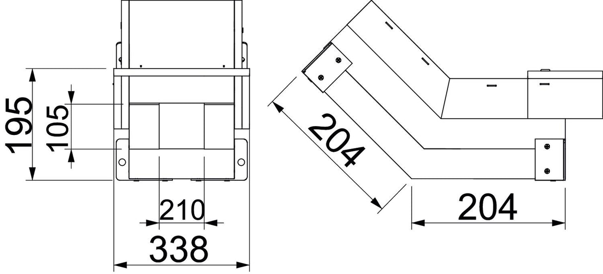 BETTERMANN Zubehör BS-K Vertikalbogen BSKH09-VS1021