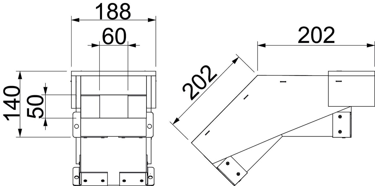 BETTERMANN Zubehör BS-K Vertikalbogen BSKH09-VF0506