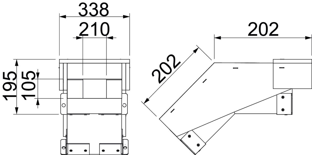 BETTERMANN Zubehör BS-K Vertikalbogen BSKH09-VF1021