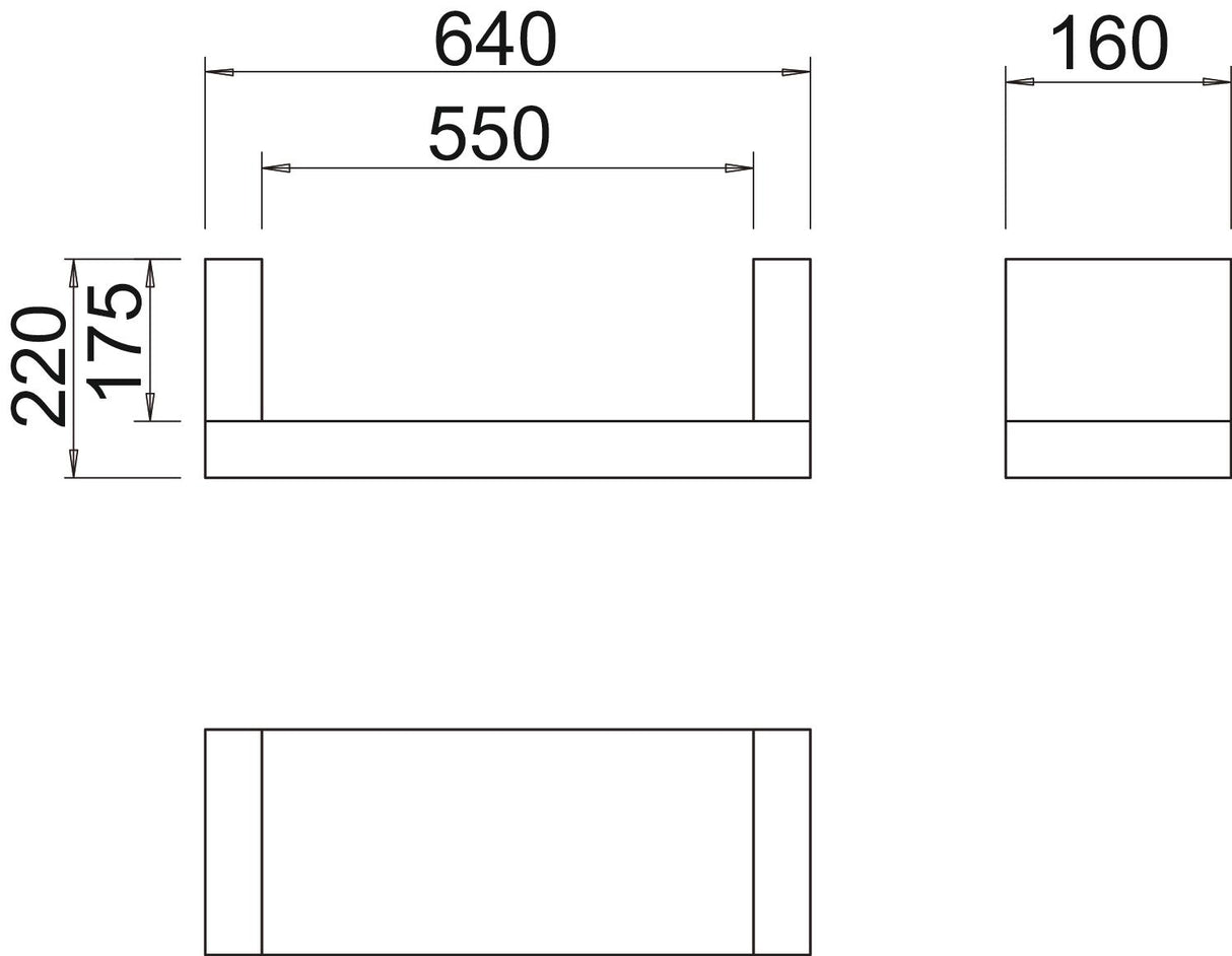 BETTERMANN Zugentlastung 640x160mm 45mm ZSE90-55-17