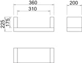 BETTERMANN Fertigteilschott 360x225mm ZSE90-31-17 LH 200mm Zub.erf