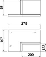 BETTERMANN Zubehör BS-K PLM CC 1220 RW Wandanschlusskragen