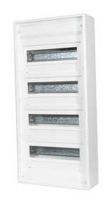 F-TRONIC Kleinverteiler AP 4x14TE Kst VISION48+8 IP30 305x640x99mm