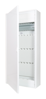 F-TRONIC Multimediaverteiler AP 4x12TE VISION48K Kst IP30 305x640x99mm