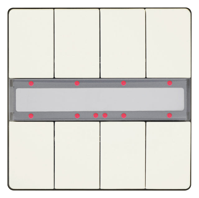 SIEMENS Tastsensor KNX UP ti-ws glz 8f UP 287/13 8pkt LED