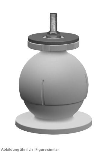 Errecom Mini Steady variable Gerätefüsse Set 4 Stück max. 4x250kg, 30° neigbar