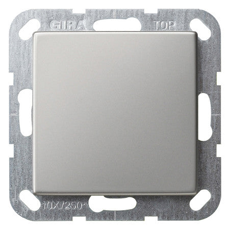 GIRA Zentralplatte Blindabd 1f edst System 55 0268600 Schraubbef