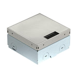 BETTERMANN Steckdose 2f edst metallic UDHOME-ONE BN Einb Klappd IP40